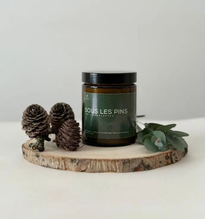 Bougie Sous les pins